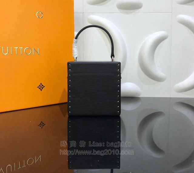 LV女包 M52703 路易威登Cube手袋 Epi皮革 LV女手提包 LV盒子包 LV斜挎女包  ydh3031